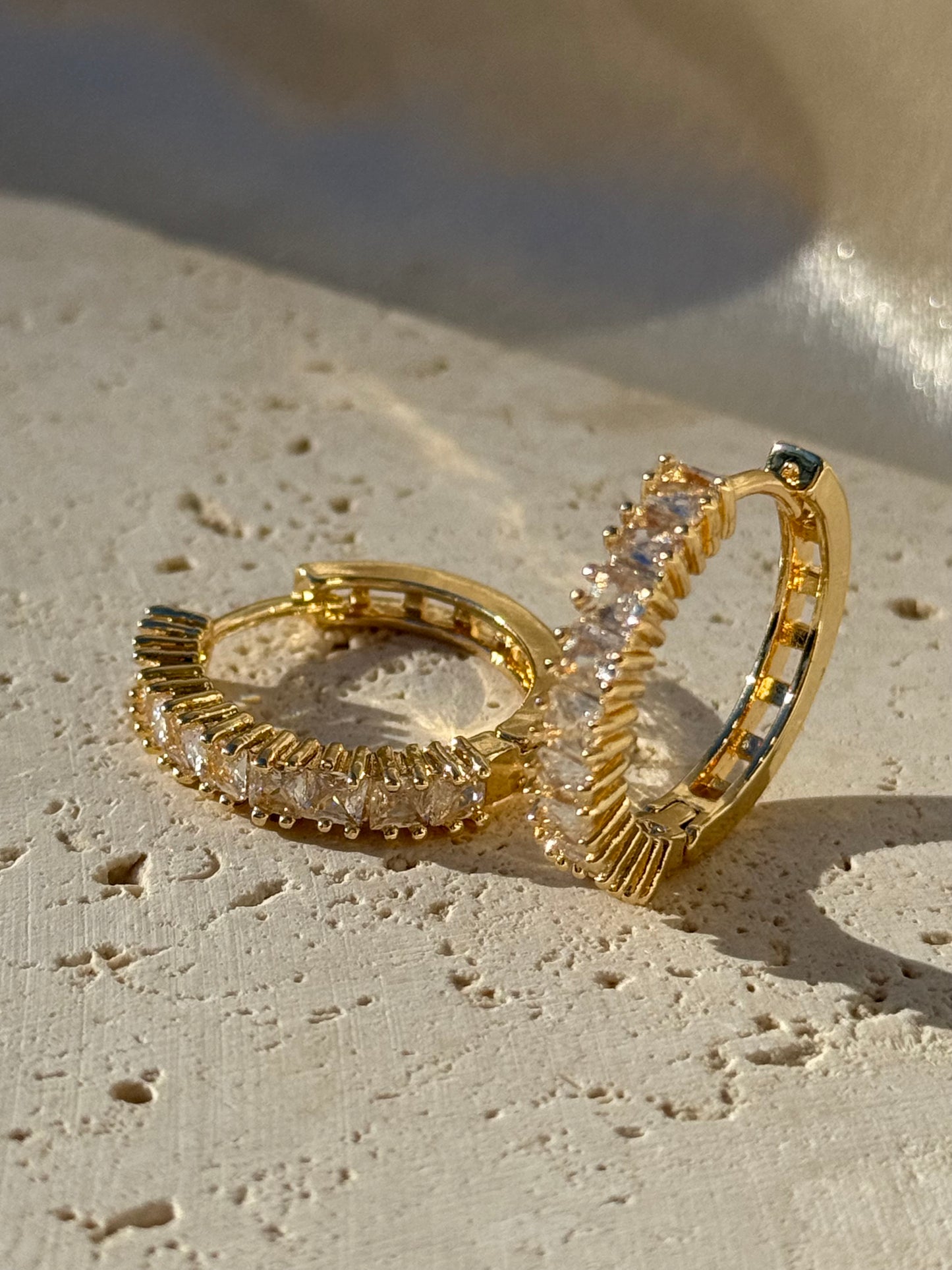 STARDUST HOOP EARRINGS