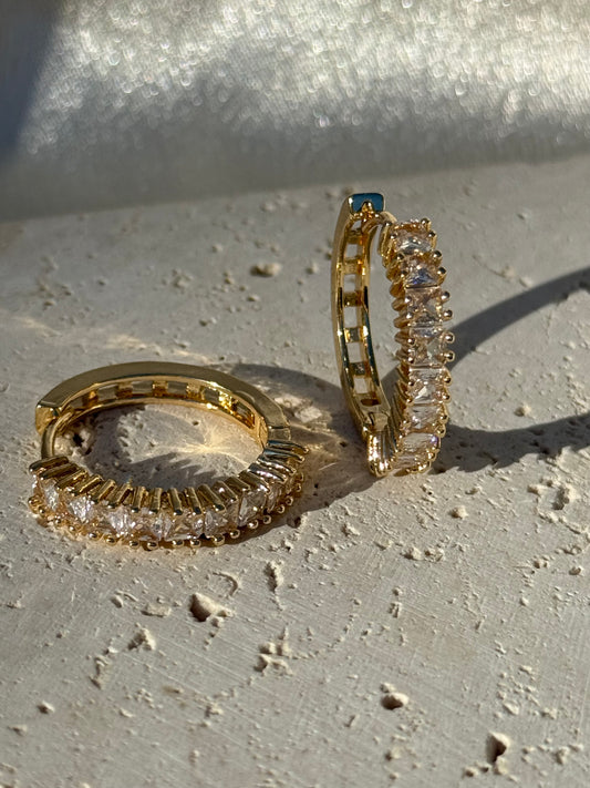 STARDUST HOOP EARRINGS