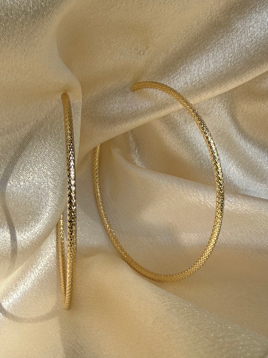 HONEY HOOP EARRINGS