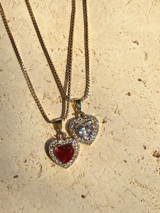 JULIETTE HEART CHAIN NECKLACE